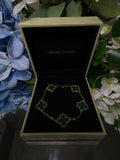 Green Clover Style Bracelet